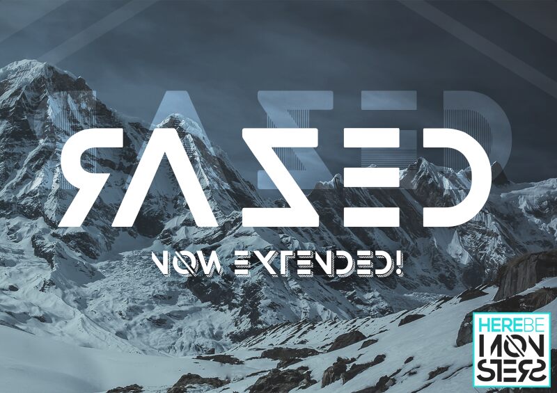 Razed Schriftart
