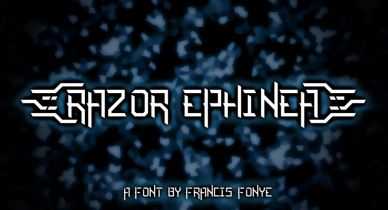 Razor Ephinea Font