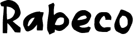 Preview of the Rabeco font