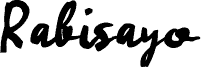 Preview of the Rabisayo font