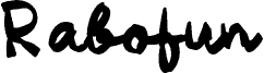 Preview of the Rabofun font