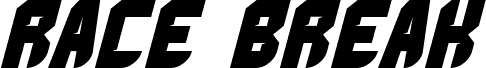 Race Break Demo Italic
