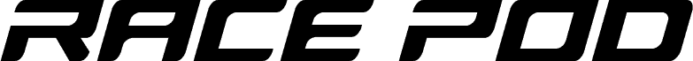 Race Pod Condensed Semi-Italic 字体