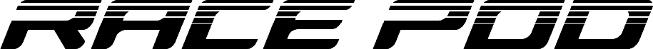 Race Pod Halftone Italic 字体