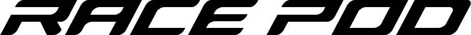 Race Pod Super-Italic 字体
