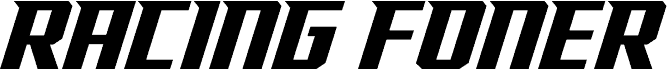 Racing Foner Personal Use Only