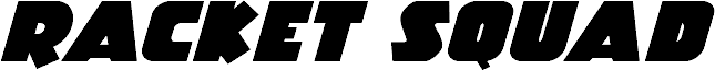 Racket Squad Expanded Italic