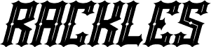 Rackles Italic