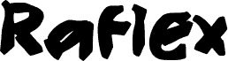 Preview of the Raflex font