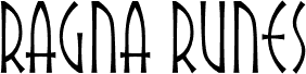 Ragna Runes PERSONAL USE Regular 字体