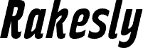 Rakesly Bold Italic