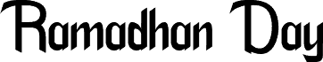 Ramadhan Day Demo Regular 字体