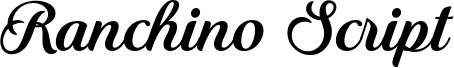 Ranchino Script PERSONAL USE Regular font | Fonts2u.com