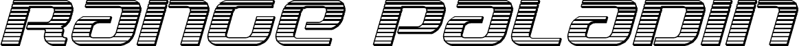 Range Paladin Chrome Italic