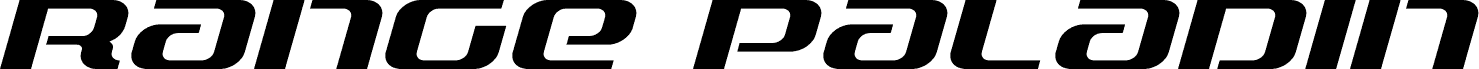 Range Paladin Expanded Italic