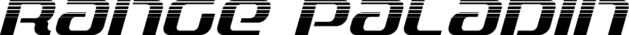 Range Paladin Halftone Italic