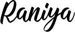 Vorschau der Schriftart Raniya