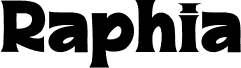 Preview of the Raphia Personal Use font