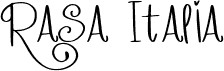 معاينة خط Rasa Italia