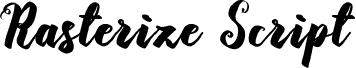 RasterizeScript-Bold
