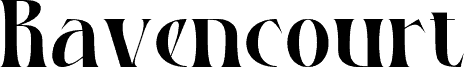 Preview of the Ravencourt Regular font