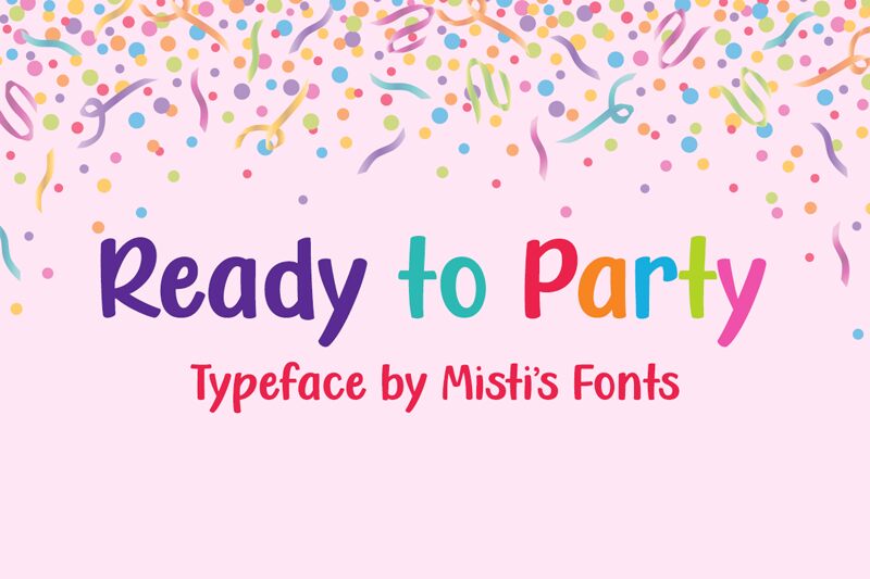 Ready to Party Schriftart