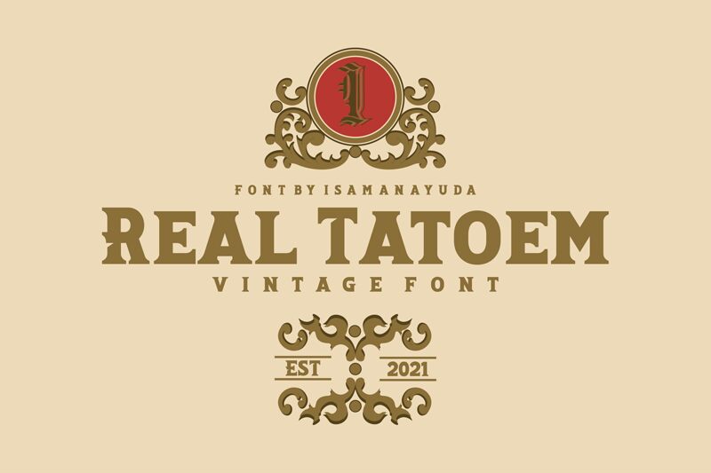 Real Tatoem Czcionka