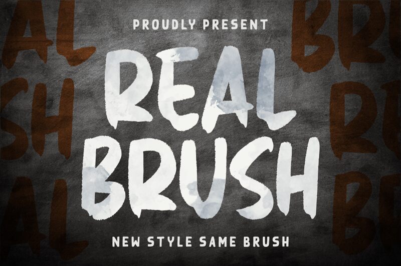 Real Brush Czcionka