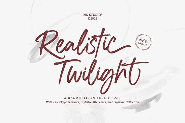 Realistic Twilight الخط