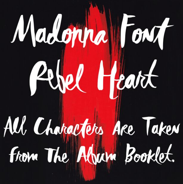 Rebel Heart 字体
