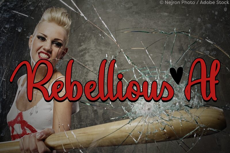 Rebellious Af Schriftart