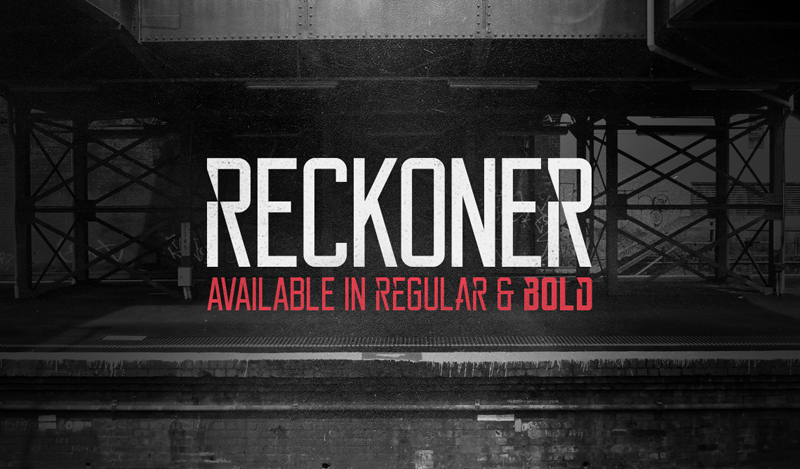 Reckoner Schriftart