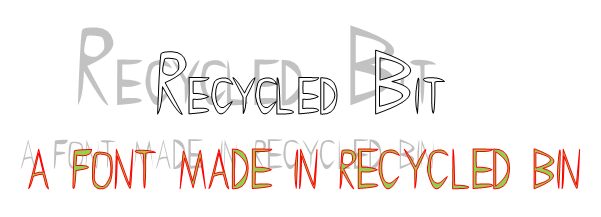 Recycled Bit 字体