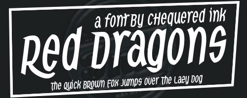 Red Dragons Schriftart