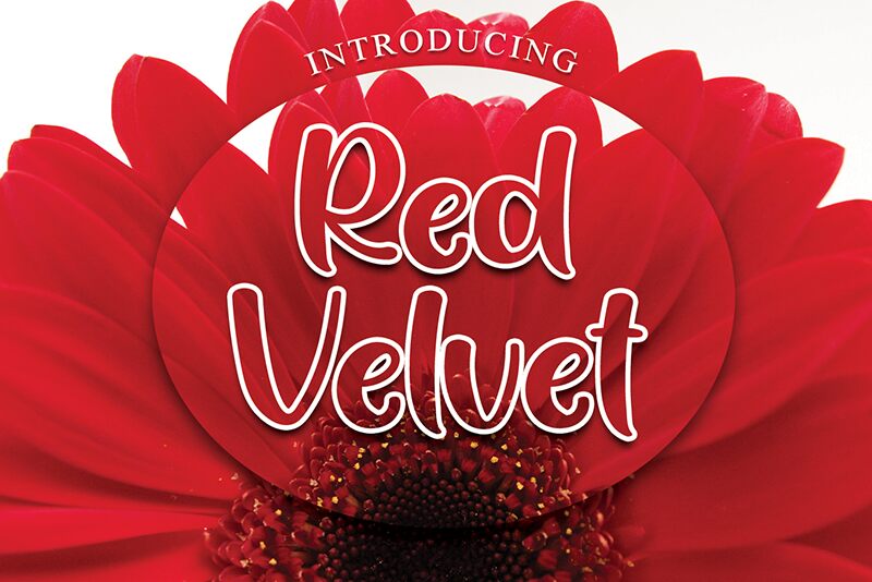 Red Velvet 字体
