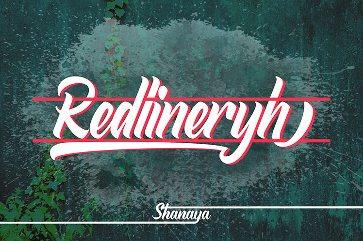 Redlineryh Schriftart