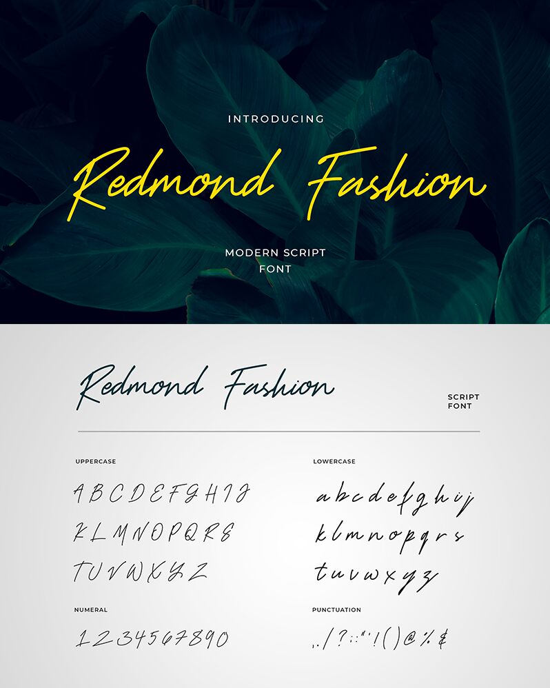 Redmond Fashion 字体