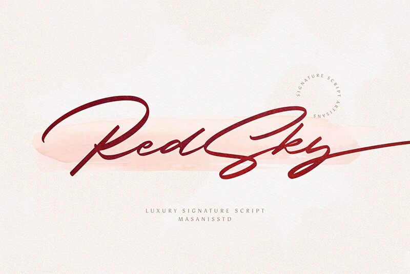 RedSky Schriftart
