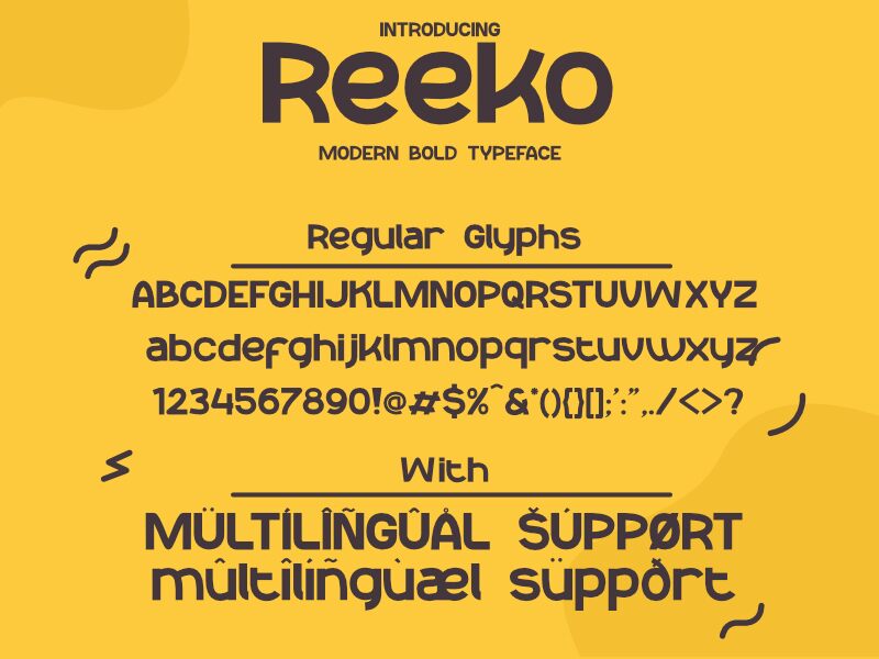 Reeko 字体