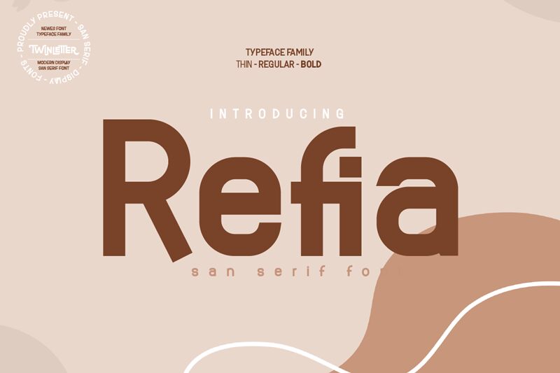 Refia 字体