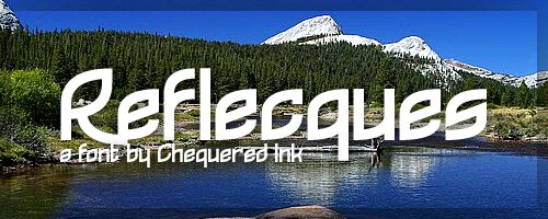 Reflecques Czcionka