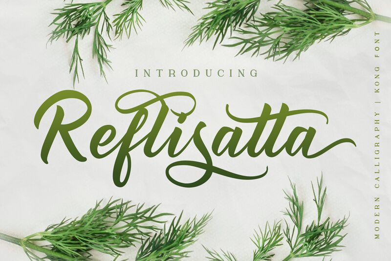 Reflisatta Schriftart