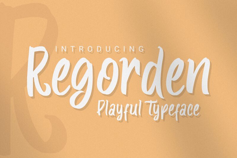 Regorden Schriftart