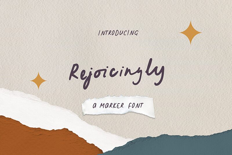 Rejoicingly Schriftart
