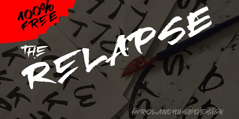 RElapse Schriftart