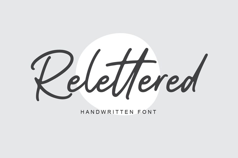 Relettered Schriftart