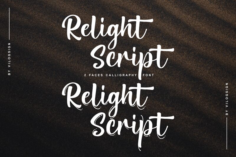 Relight Script Schriftart