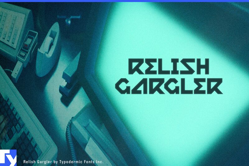 Relish Gargler Schriftart