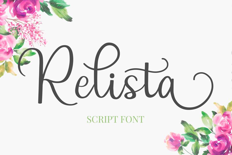 Relista Schriftart