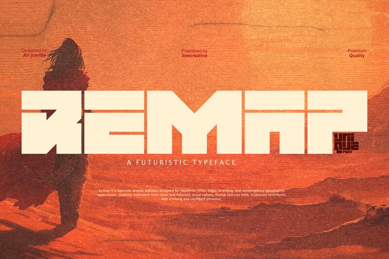 Remap Regular — Prezentace písma